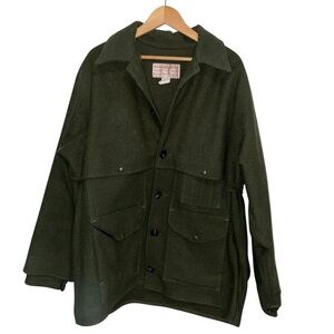 Filson Jacket Mens 46 Style 83 Vintage Double Mackinaw Cruiser Coat Wool USA